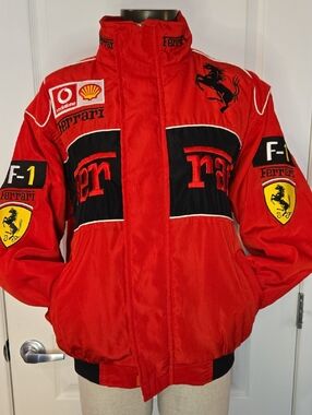 RARE Vintage Ferrari Formula 1 Racing Schumacher Size S